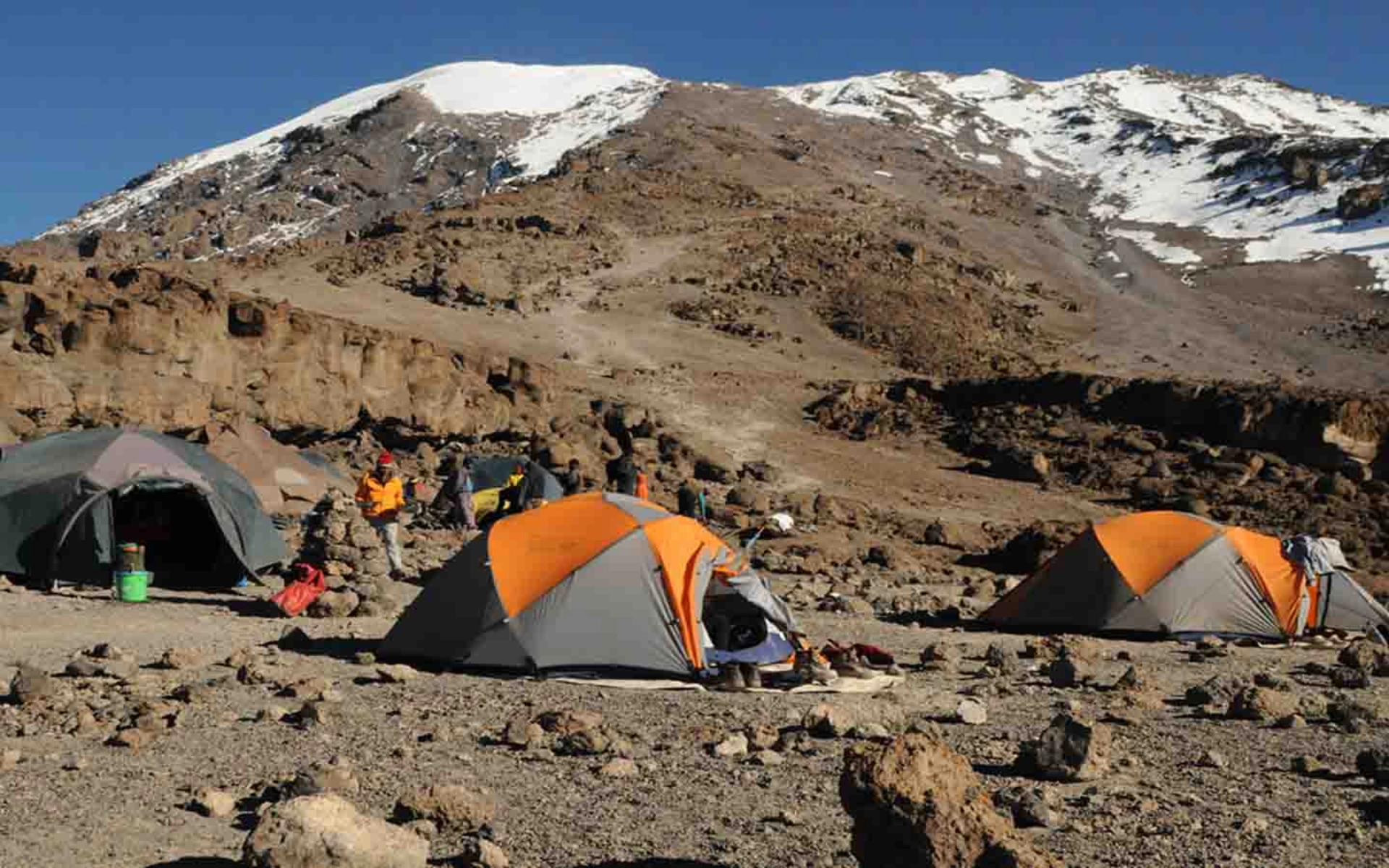 Camping at mountain